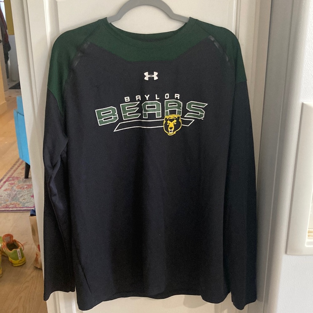 Men’s XL Baylor Bears long sleeve shirt black and green